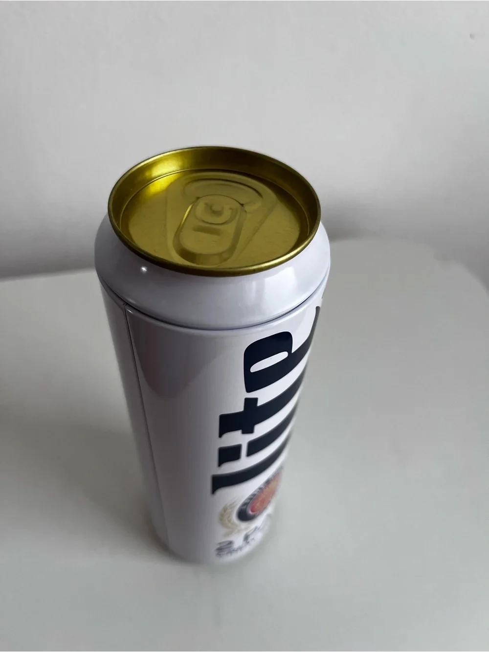 Miller Lite Crew Socks 2 Pair Gift Set In Collectible Tin Can